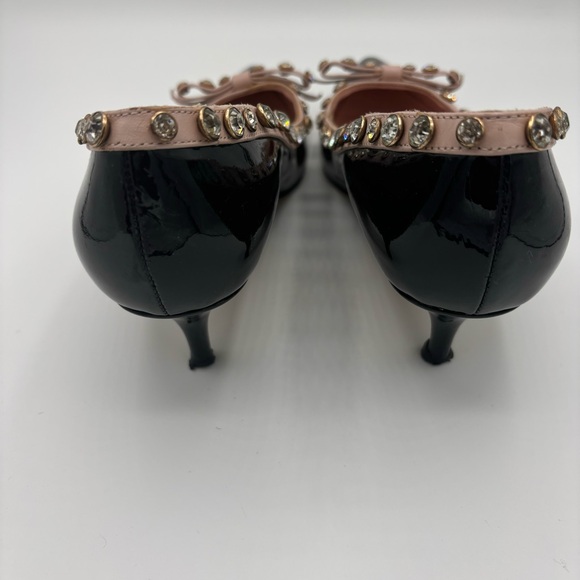 KATE SPADE Bow Kitten Heels, Sz 8 1/2 - Picture 4 of 8